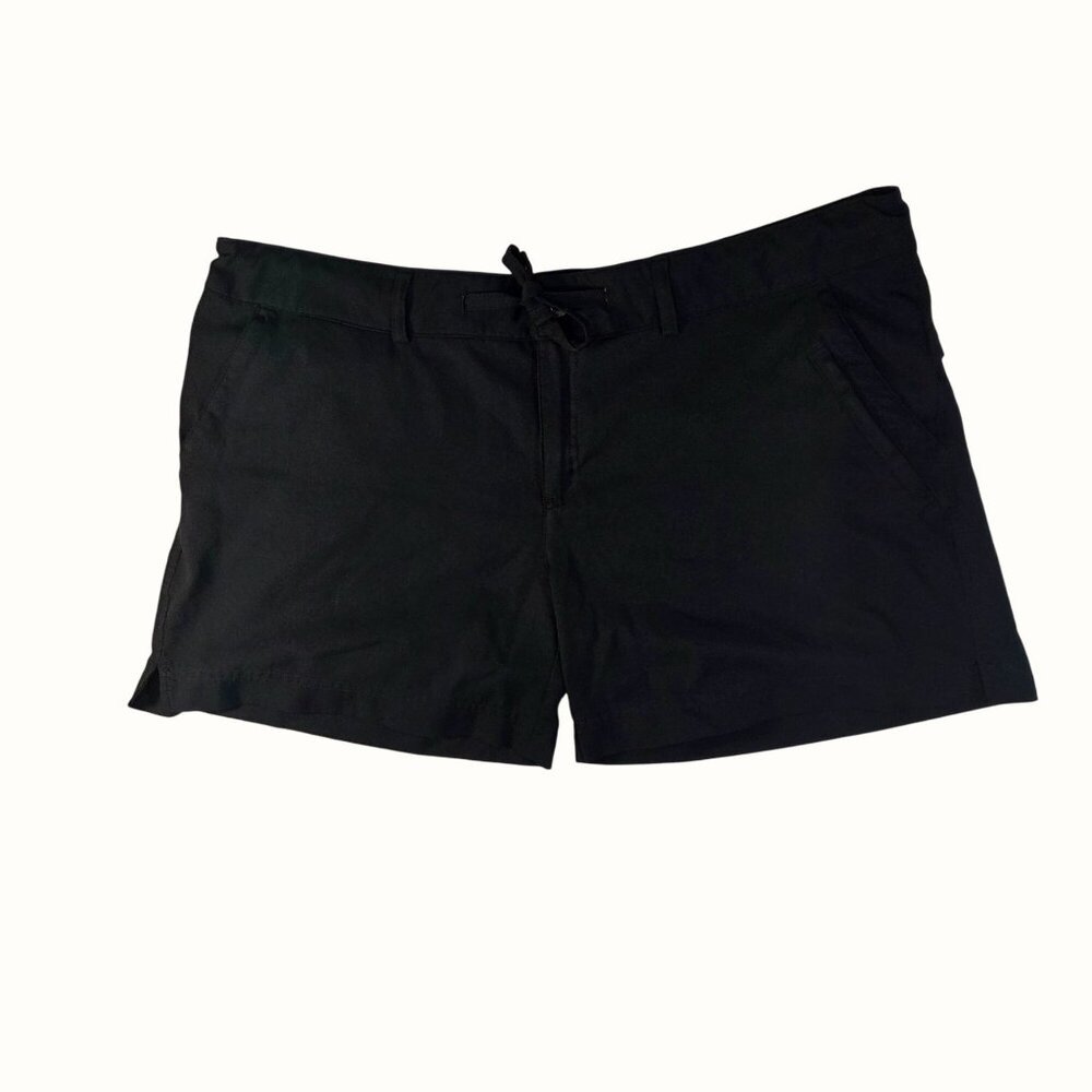 Magellan Outdoor Black Mid Rise Performance Hiking Gorpcore Shorts Women's XXL